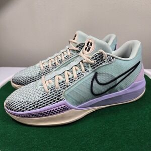 Nike Sabrina 1 Ionic Basketball Shoes Mens 12.5 Sea Glass Blue Tint FQ3381-301